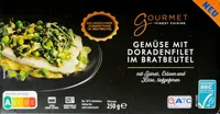 Gemüse mit Doradenfilet im Bratbeutel