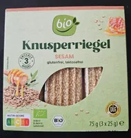 Bio-Knusperriegel - Sesam
