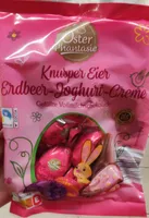 Knusper Eier Erdbeer-Joghurt-Creme