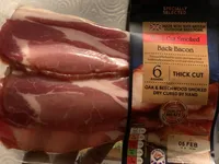 Thick Cut Smoked Back Bacon Oak & Beechwood Smoked