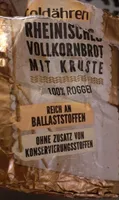 Rheinisches Vollkornbrot mit Kruste