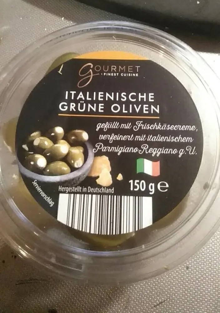 Italienische grüne oliven