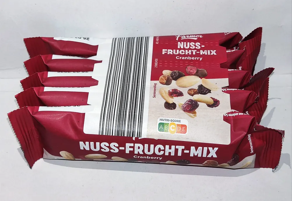 Nuss-Frucht-Mix 5er-Pack - Cranberry