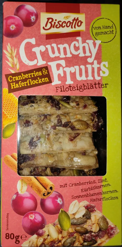 Crunchy Fruits - Cranberries & Haferflocken