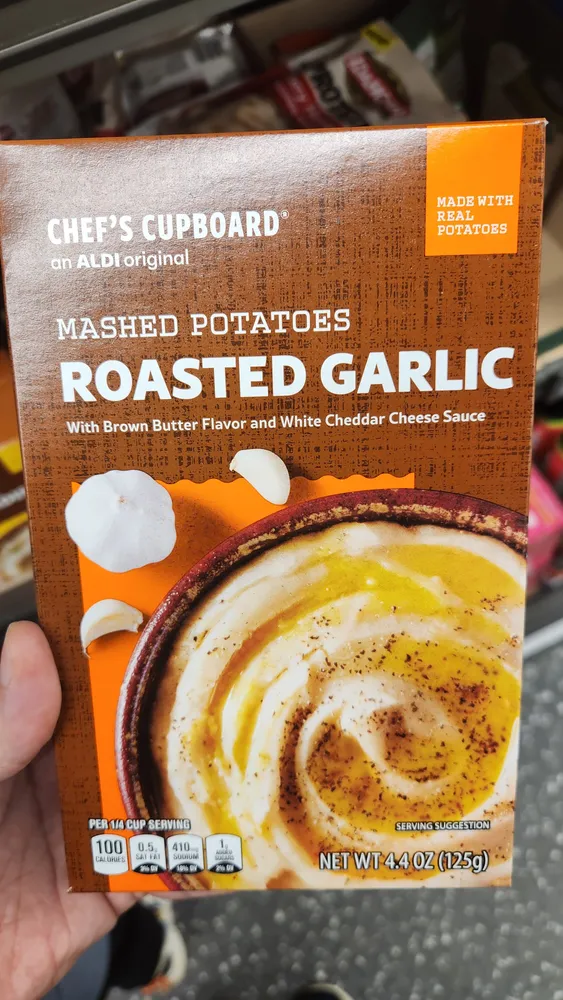 roasted garlic potatoes