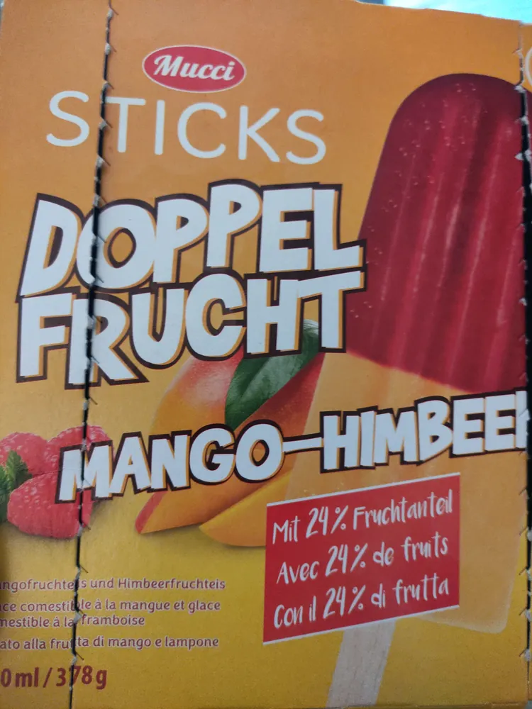 Doppel Frucht Mango-Himbeer