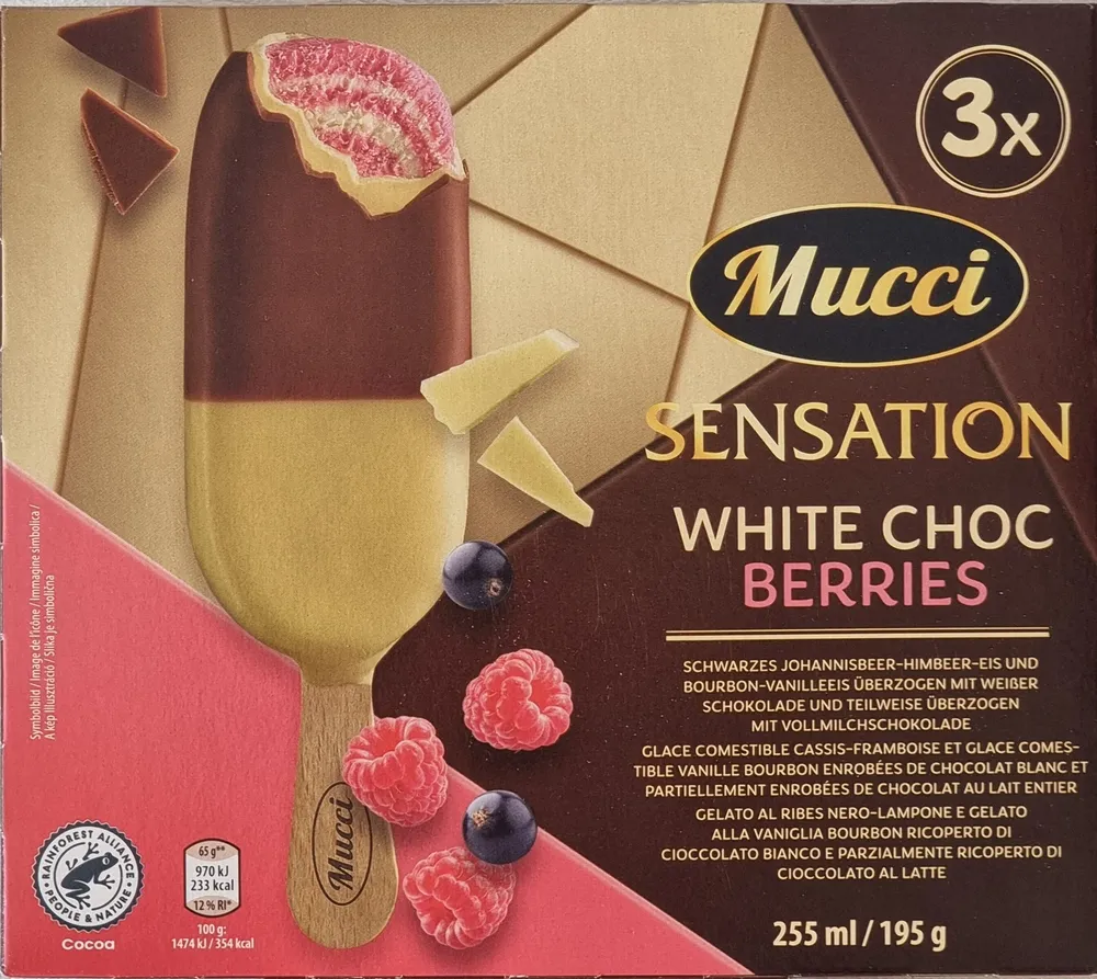 Sensation White Choc Berries