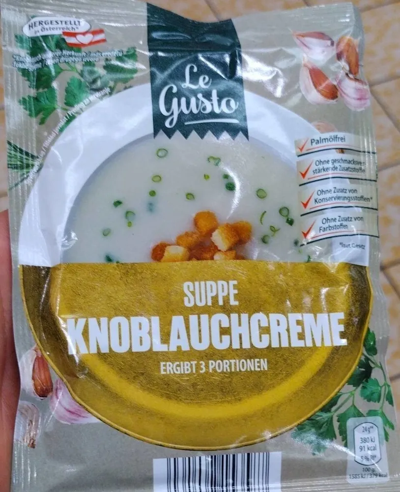 Knoblauchcreme Suppe