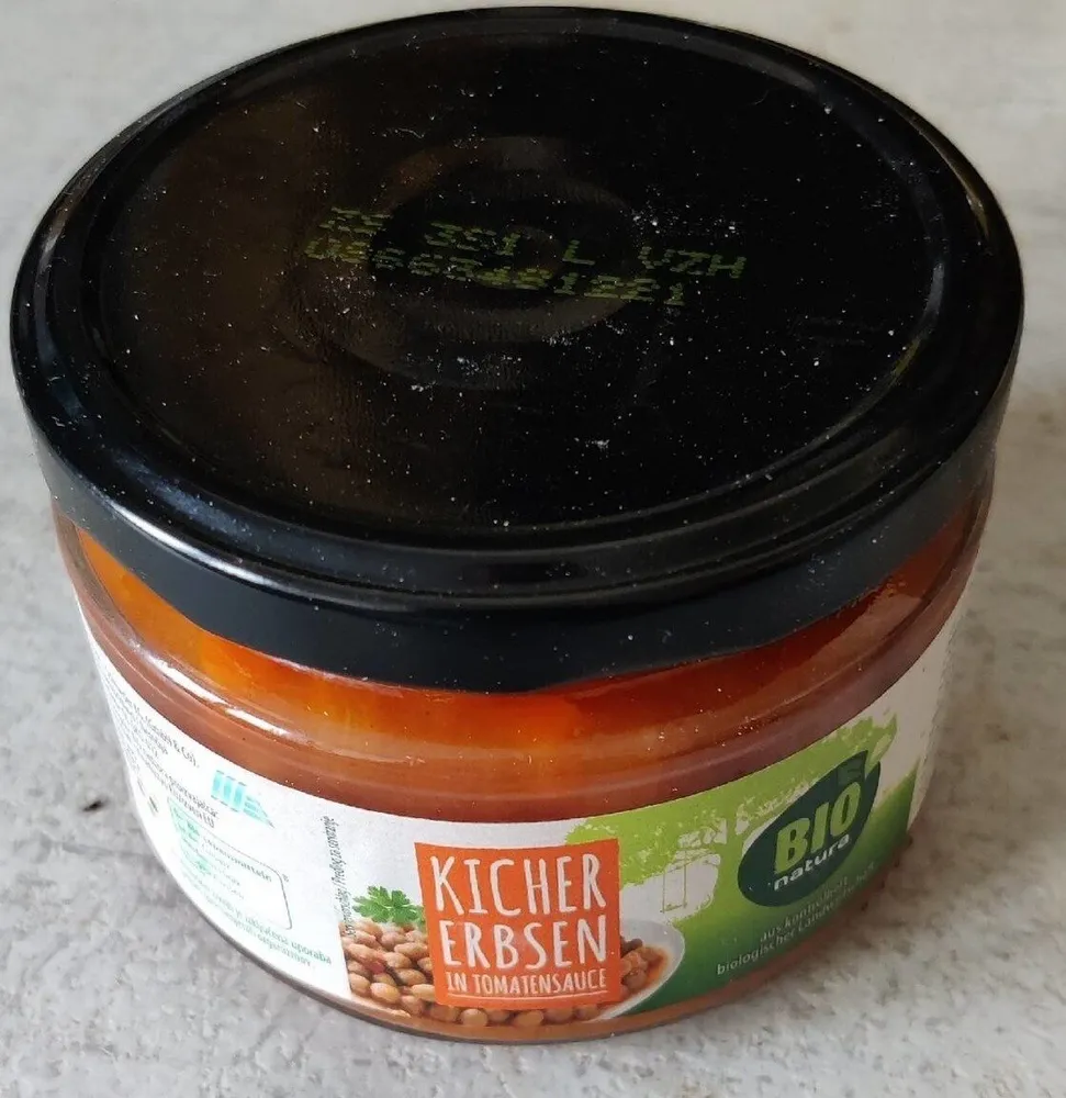 Kichererbsen in Tomatensauce