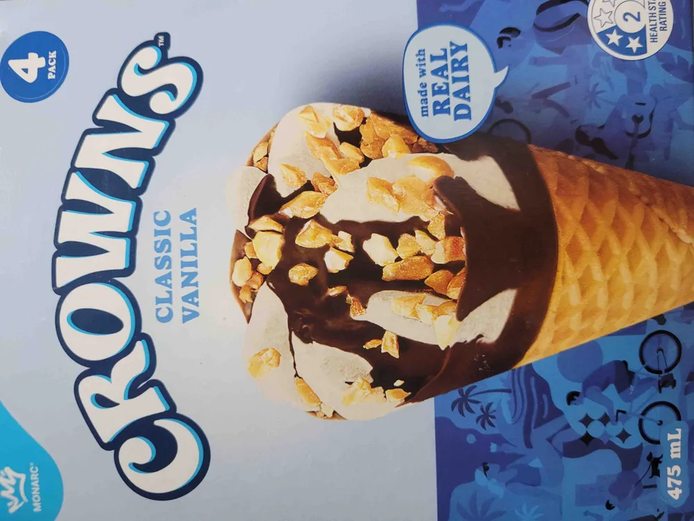 Vanilla Chocolate Ice Cream Cones