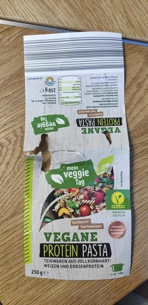 Nudeln Vegane Protein Pasta