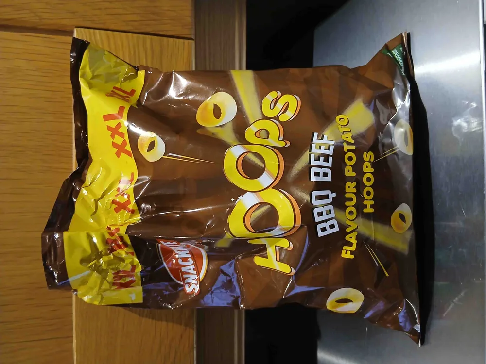 BARBECUE BEEF FLAVOUR POTATO HOOPS INGREDIENTS Dri