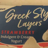 Greek Style Layers Strawberry Yogurt