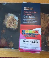 Firecracker prawn Cali rolls