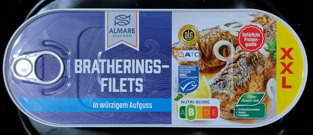 Bratheringsfilets in Aufguss XXL