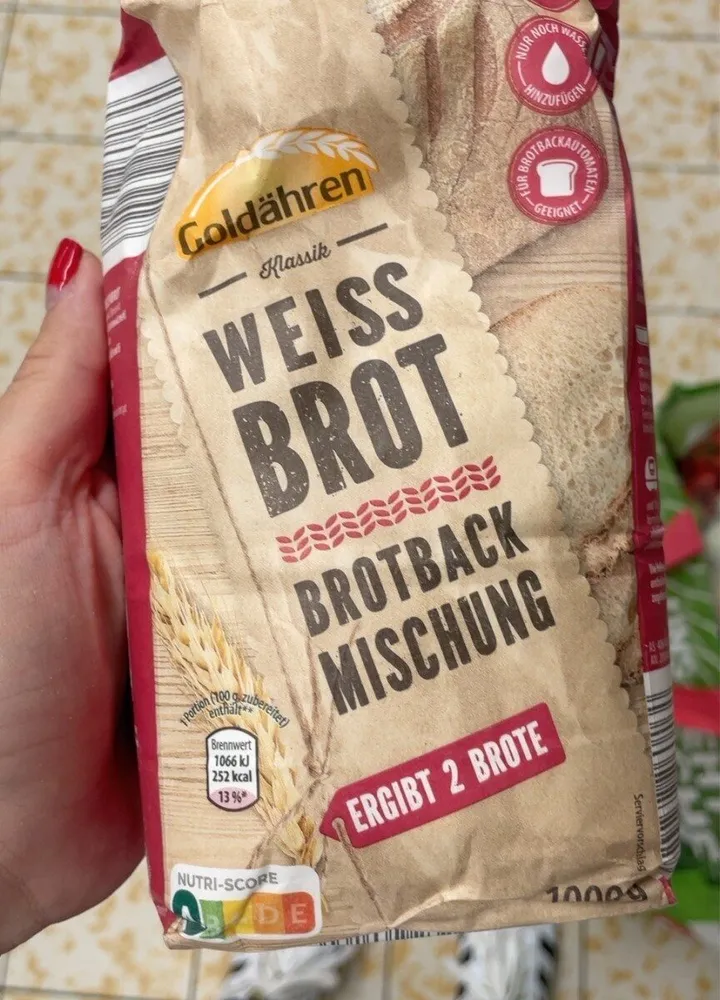 Weißbrot Brotbackmischung