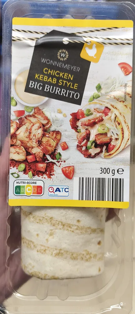 Big Burrito Chicken Kebab Style