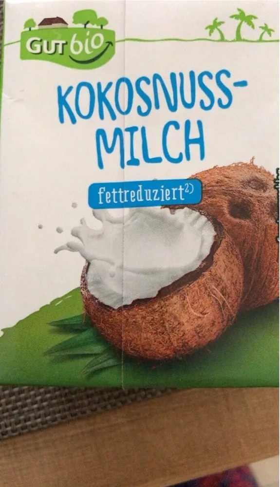 kokosnussmilch fettreduziert 2 Stück