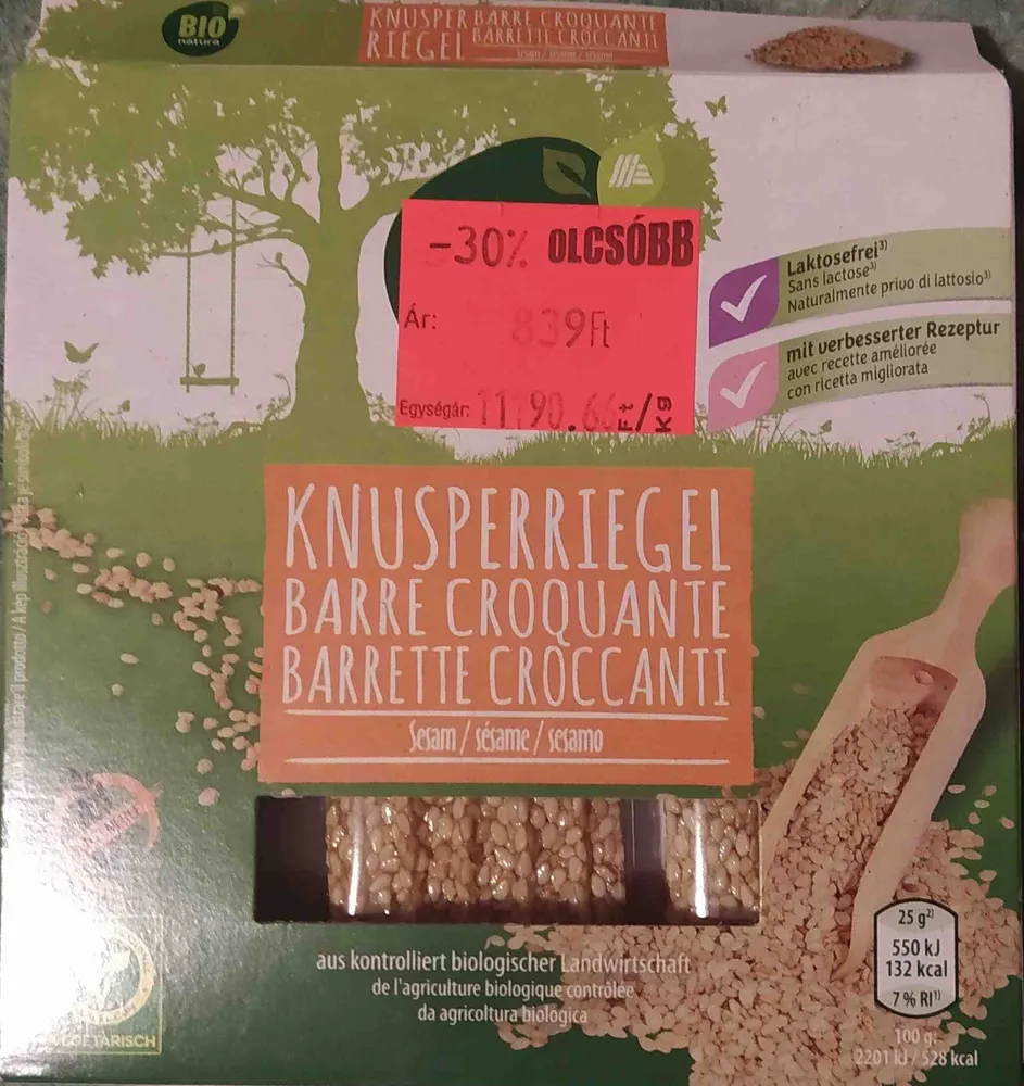 Bio sesame bar