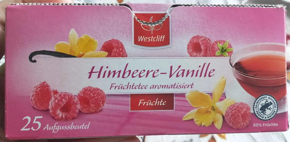 Himbeere Vanille Früchtetee aromatisiert