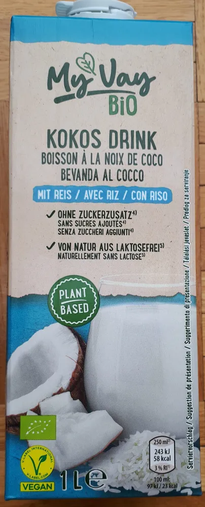 Boisson à la noix de coco (avec riz)