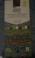 Dark chocolate almonds