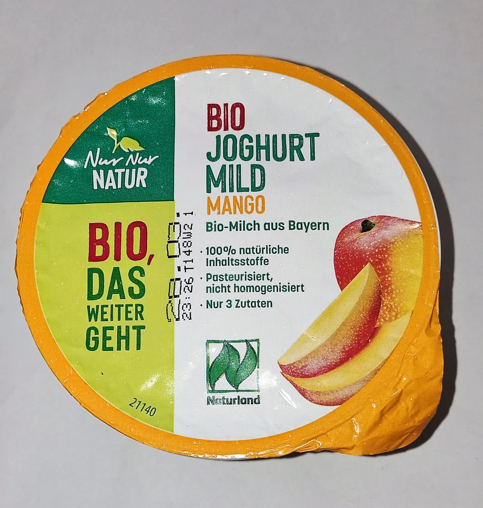 Bio-Joghurt mild - Mango