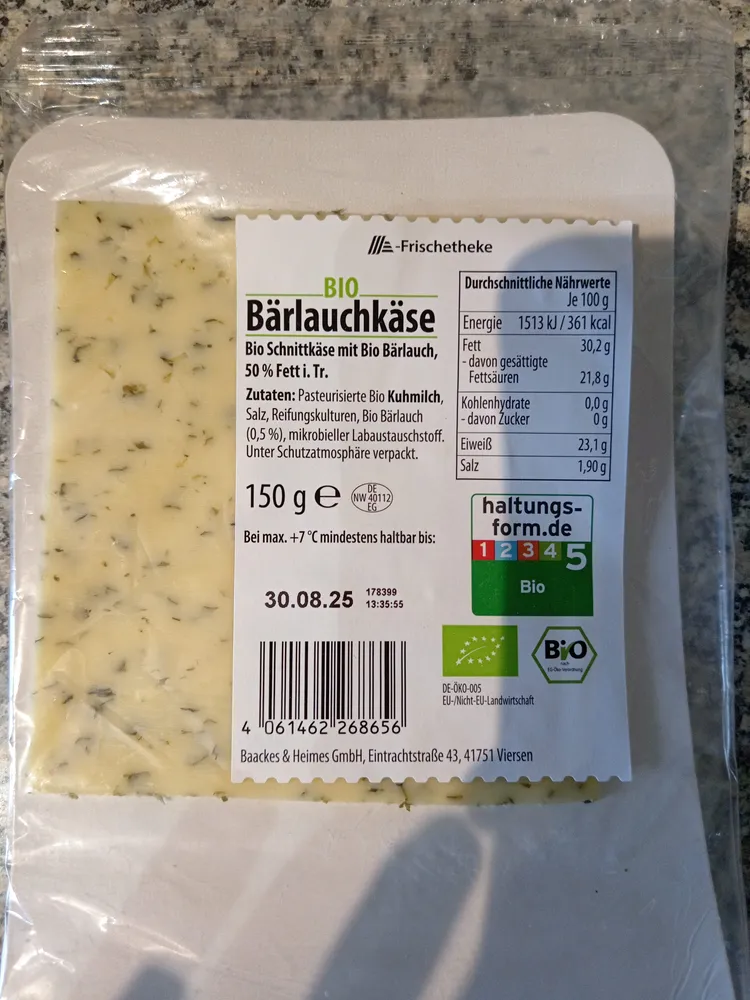 Bio Bärlauchkäse