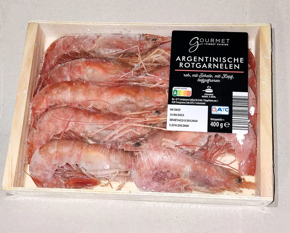 Argentinische Rotgarnelen