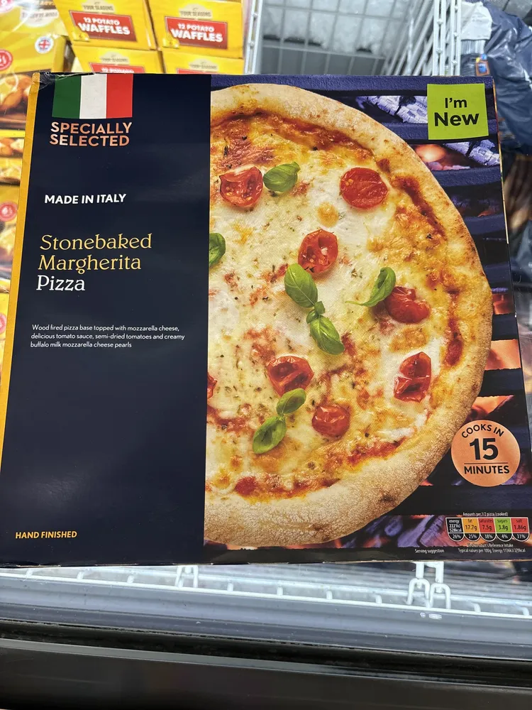 stonebaked margarita pizza