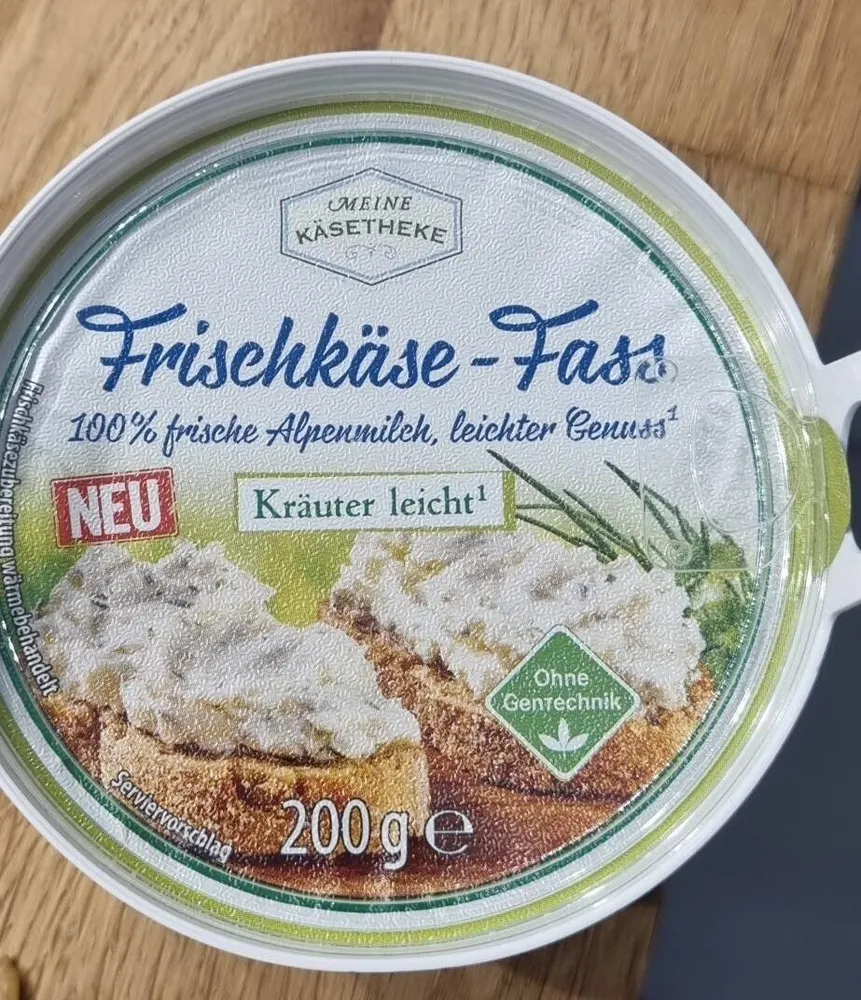 Frischkäse-Fass
