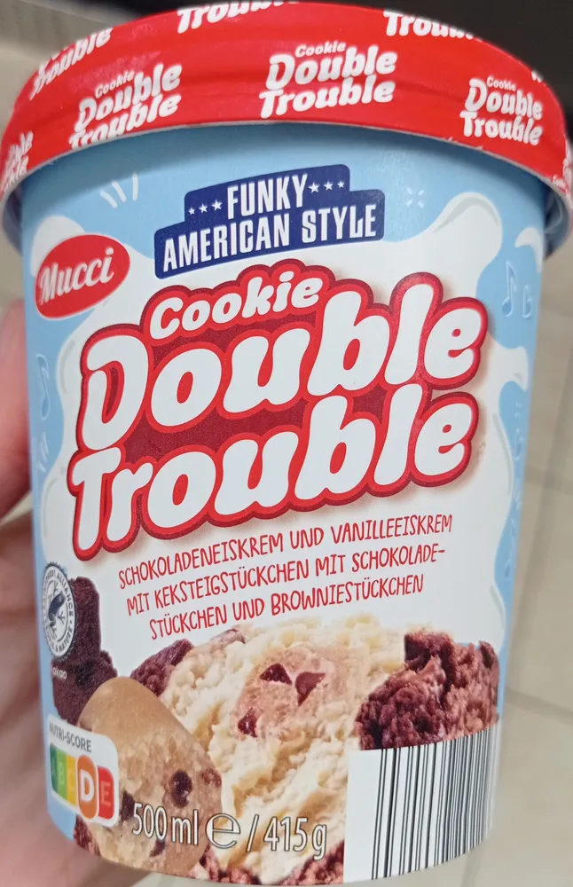 Funky American Ice Cream - Cookie Double Trouble