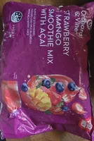 Strawberry And Mando Smothue Mix With Acai