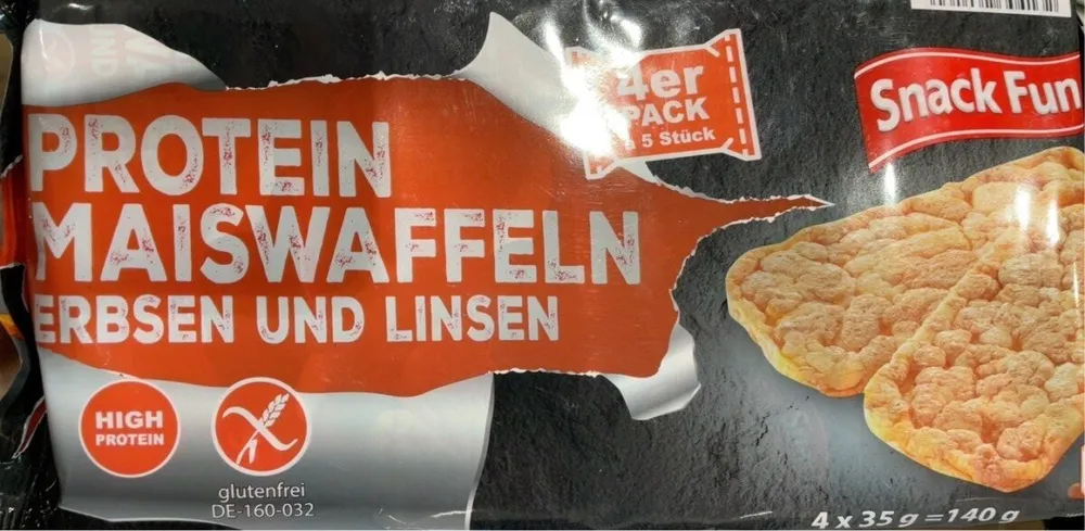 Protein Maiswaffeln
