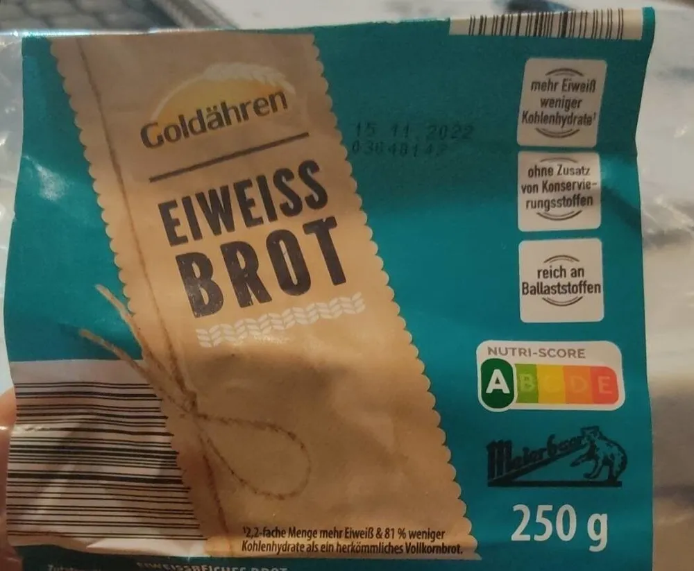Goldähren Eiweißbrot