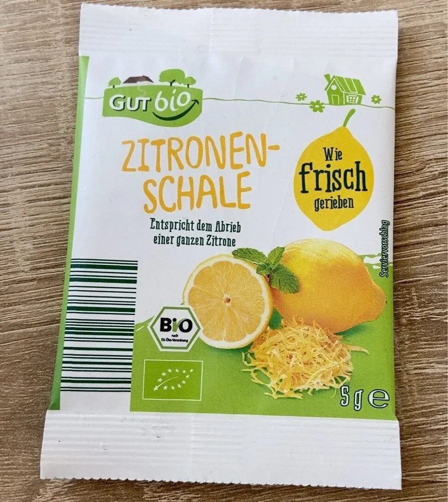 Bio-Zitronenschale