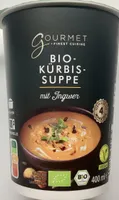 Bio-Kürbissuppe mit Ingwer