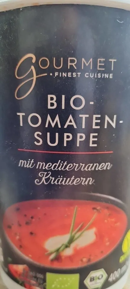 Bio-Tomatensuppe mit mediterranen Kräutern