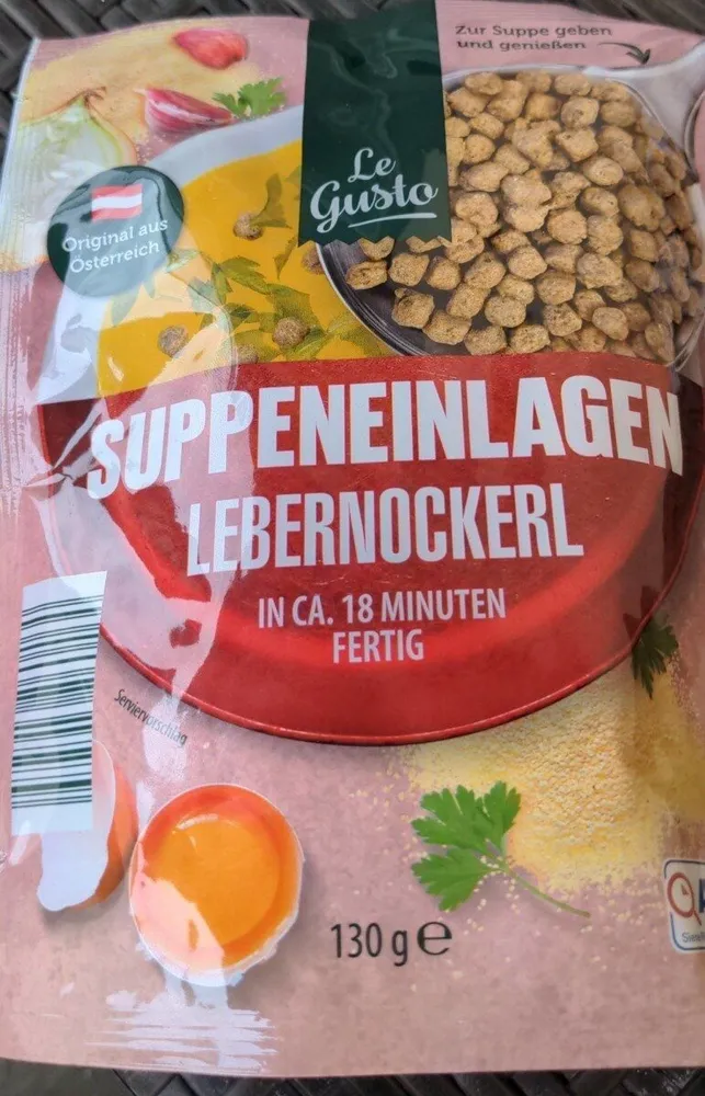 Suppeneinlagen Lebernockerl
