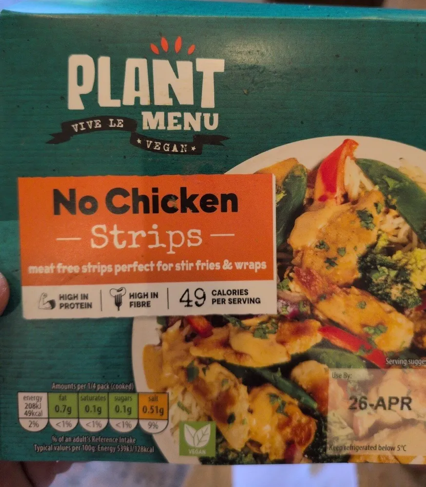 No Chicken strips