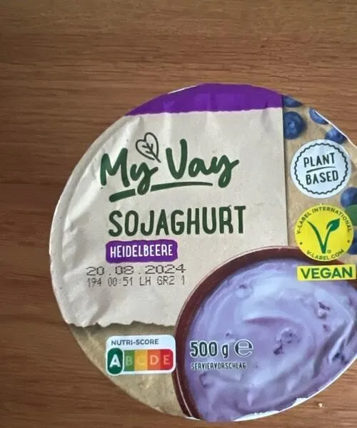Sojajoghurt Heidelbeere