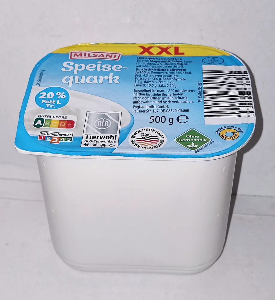Speisequark XXL, 20 % Fett