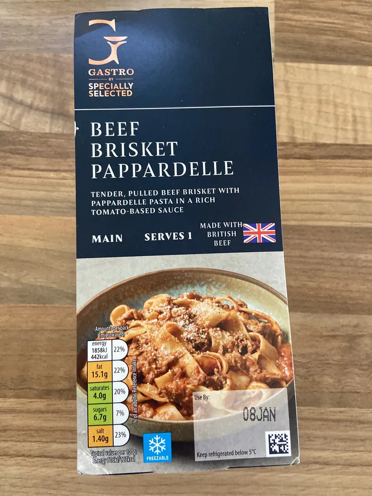 Beef Brisket Pappardelle