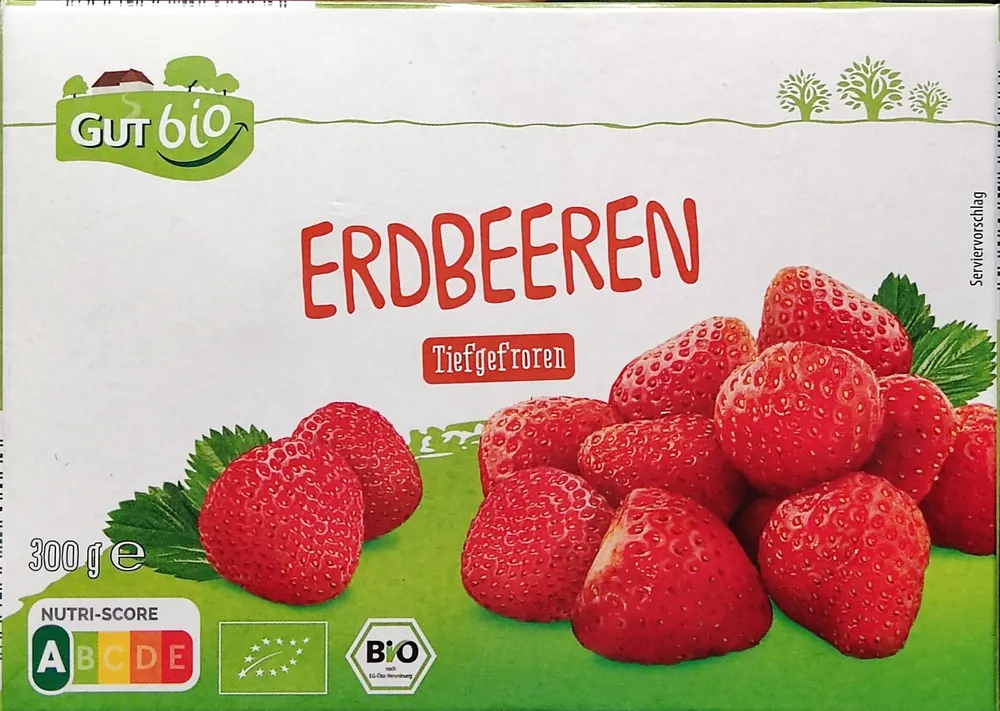 Bio-Erdbeeren, tiefgefroren