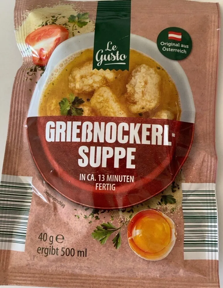 Griessnockeelsuppe
