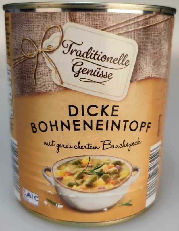 Dicke Bohnen-Eintopf mit Bauchspeck