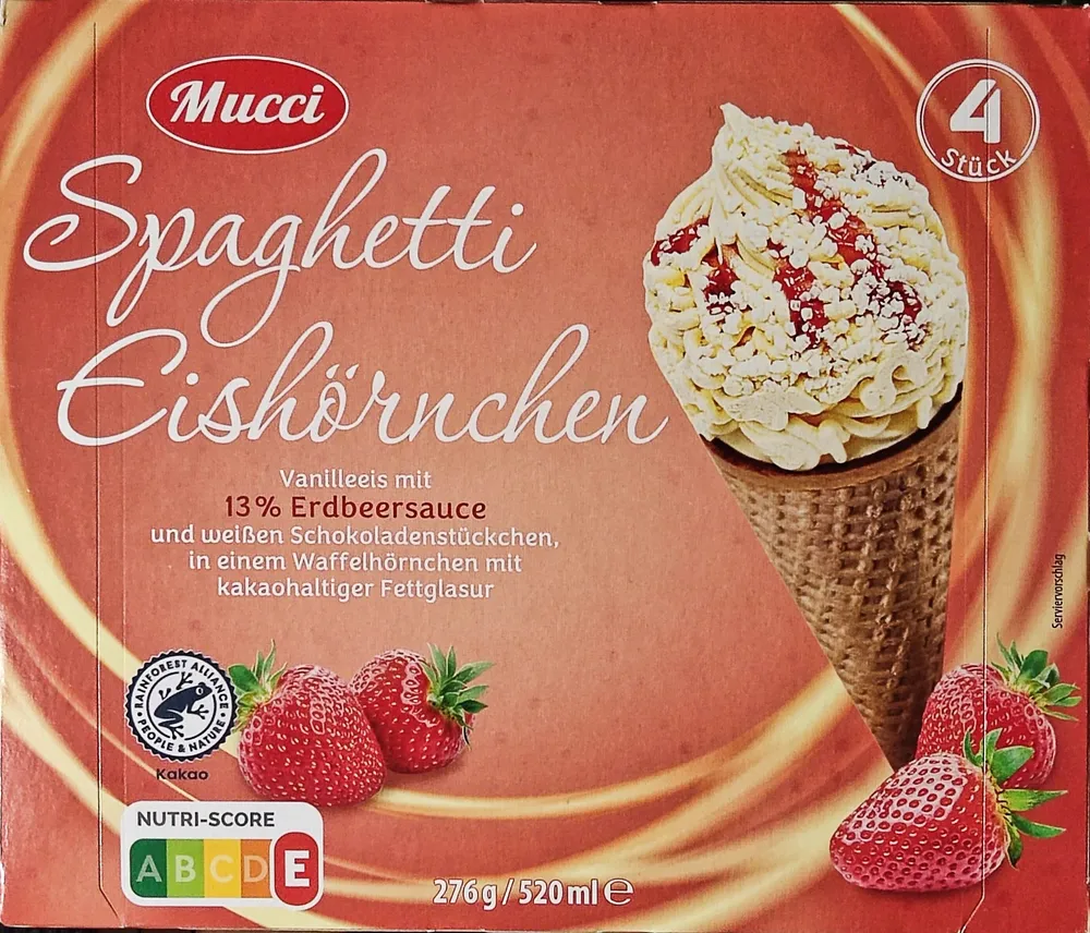 Spaghetti-Eishörchen