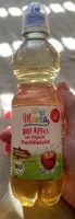 Bio Apfel mit stillem Mineralwasser