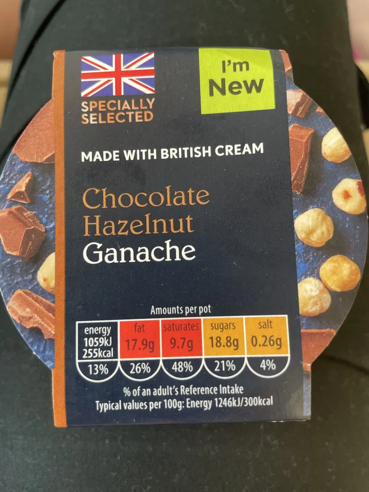 Chocolate Hazelnut Genache