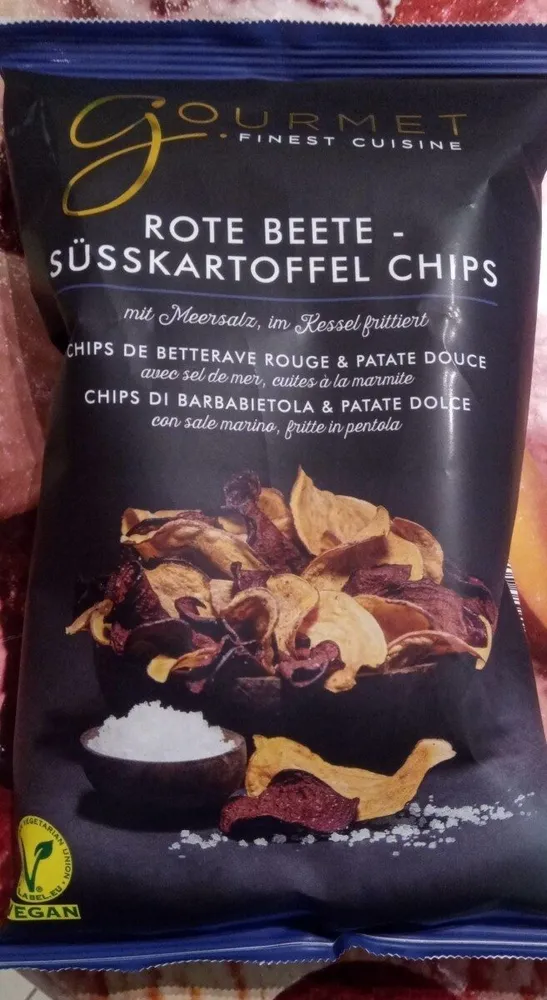 Chips di barbabietola e patate dolci